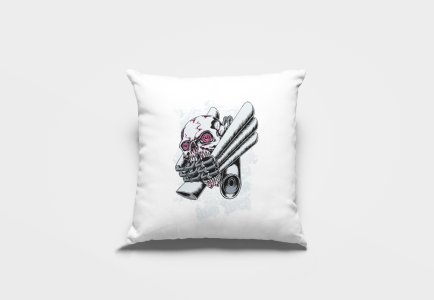 Strange Skull-Printed Pillow Covers(Pack Of 2)