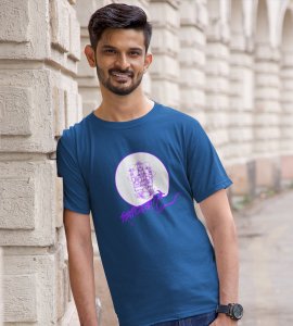 Shiddhidhatri text printed unisex adults round neck cotton half-sleeve blue tshirt specially for Navratri festival/ Durga puja