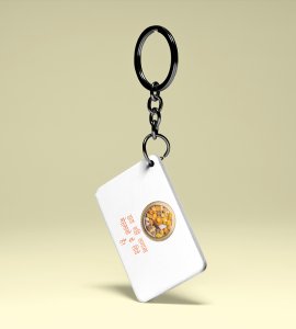 Diwali Sweets Feast Keychain - Hath Nai Lagana, Mehmano Ke Liye hai(Pack Of 2)