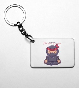 Keep Calm, New Year Printed Key-Chain