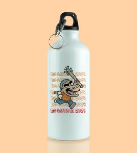 No More Rage, New Year Printed Aluminium Water Bottle