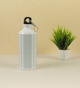 Sparkling 3 mm Sequin Pattern Printed Aluminium Water Bottle 600ml